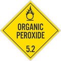Nmc Organic Peroxide Placard, Pk10, Material: Unrippable Vinyl DL15UV10